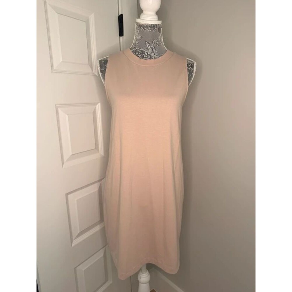 A New Day Women’s Sleeveless Dress Beige Pink size Medium